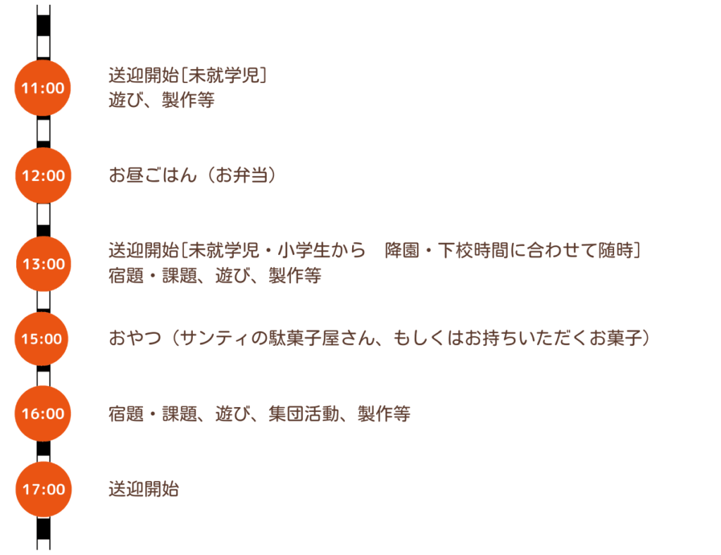 南吹田教室平日の過ごし方